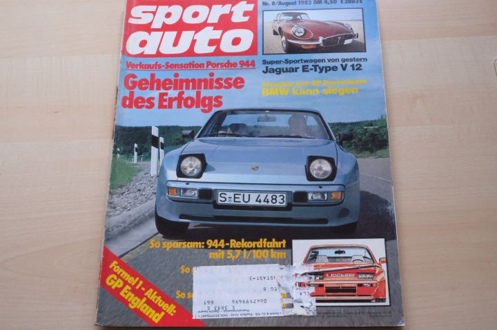 Deckblatt Sport Auto (08/1982)